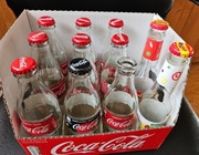 Coca cola kolekcjonerski komplet butelek