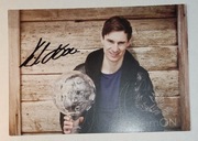 Karta Kamila Stocha z jego autografem 