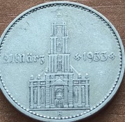 Niemcy, III Rzesza - 2 marki 1934  Kościół, SREBRO 