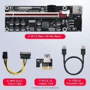 Riser V011-PRO PCI-E 1x-16x USB3.0 kopanie kryptowalut, adapter, karta GPU