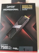 DYSK SSD LEXAR NM800 PRO HEATSINK PCIE M.2 NVME 1TB wersja z radiatorem