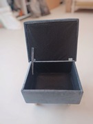 Pufa ze schowkiem szara 50x40x40.Nowa