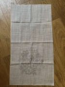 Kanwa z nadrukiem kwiatowym do wyszywania  80x44 cm