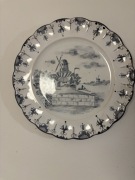 Talerz ścienny Delft