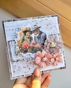 Kartka dla taty dziadka z okazji przejścia na emeryturę handmade