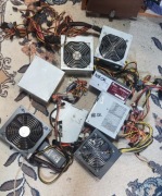 Zestaw zasilaczy ATX uszkodzone na części/naprawa/odzysk 8 szt