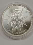 Krzyż Maltański 2024 srebrna moneta 1 Oz. srebra 