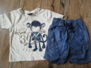 Next 80/86 komplet lato spodenki tshirt