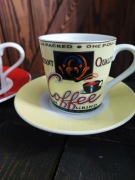 Kubki do kawy herbaty ze spodeczkami 4 szt ritzenhoff 