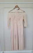 Plisowana sukienka Zara XS koronka