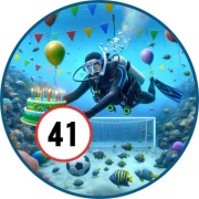 Pan Opłatek na tort - NUREK PŁETWONUREK