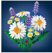 LEGO BOTANICALS 11508 Stokrotki- klocki kwiaty do zbudowania bukiet prezent