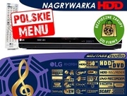 Nagrywarka DVD LG RH398H HDD 250GB DivX USB polskie MENU PL hdmi