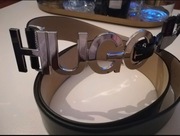 Pasek HUGO Zula czarny 100 cm 