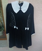 sukienka z kołnierzykiem 128