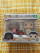 Funko Pop Parks and Recreation Donna and Ben Treat Yo'Self 2pack