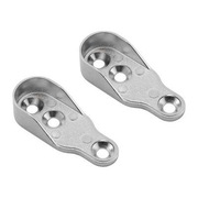 ROZETY UCHWYT SZAFY DRĄŻKA OWALNEGO CHROM 2 szt