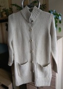 Sweter damski beżowy-F&F. Rozm,L/42.