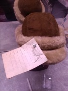 Unikatowa Czapka Uszatka PRL - NOWA z metką! Skóra + Futro