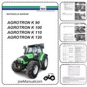 DEUTZ AGROTRON K 90 100 110 120 Profiline Instrukcja Napraw Service Manual