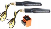 KIERUNKOWSKAZY DYNAMICZNE LED Z PRZERYWACZEM 12V BMW KTM KAWASAKI QUAD