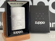 Zapalniczka Zippo 2000, gra karciana Skat, Brushed Chrome, Contra Re Bock