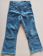 spodnie sztruksowe niebieskie dla dziewczynki rozmiar 116 stan -bdb dz