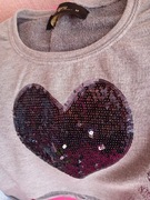 Bluza szara krotka ,  koszulka,tunikaS 