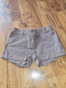 spodenki dziewczęce brązowe