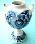 Wazon ceramiczny manufaktura Koło-Włocławek, ręcznie malowany