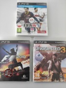 Zestaw 3 gier PS3 | FIFA 14 + F1 2010 + Uncharted 3 | Stan BDB