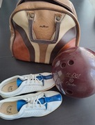 Bowling zestaw. Torba, buty, kula