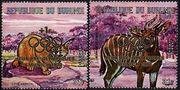 Burundi antylopa bongo karakal Olimpiada 1972 faun