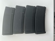 Magazynek S-Mag Mid-Cap na 125 kulek - czarny | 4 sztuki