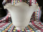 Klosz Do Żyrandola Lampy Naftowej Biały Mleczny 