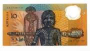 Australia 10 dolarów 1988 P.49 Aborygen Polimer