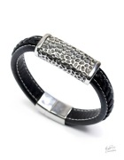 Unikatowa Męska Bransoletka ze Skóry Naturalnej