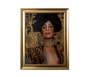 Gustav Klimt, " Judyta i Holofernes",fragment, ręcznie malowana kopia, olej
