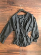 COS - czarna koszula L