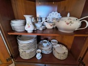 Serwis obiadowo - kawowy na 12 osób (84 el) Chodzież ZŁOCONA RÓŻA