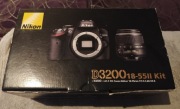 Nikon D3200 korpus + obiektyw 18-55mm