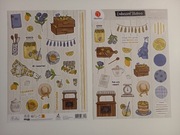 Naklejki planer scrapbooking DecoTime 2 szt. arkusze A4 - lemoniada cytryna