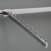 Wieszak chromowany skośny owalny 40 cm 9N na ramię owalne