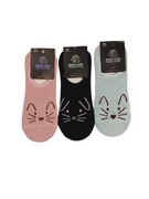 3x Skarpety Damskie Stopki Niskie-Baleriny 35-41