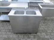 Zlew Gastronomiczny 2 Komorowy Z Drzwiami 100/50/85