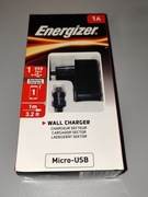 Uniwersalna Ładowarka Sieciowa Micro-USB 1A Przewód 1m Energizer Nowa [3]