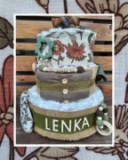 Personalizowany tort z pampersów