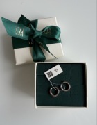 Nowe kolczyki koła minimalistyczne srebrne Simple YES