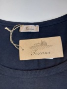 Tank top prążki czarna damska Toscana,Italia