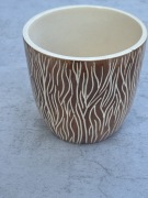 Doniczka ceramiczna ręcznie robiona